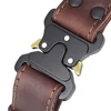 Soft Real Leather Dog Collar Genuine Leather Durable Collars with Safe Buckle Handle for Medium Large Dogs German shepherd 4