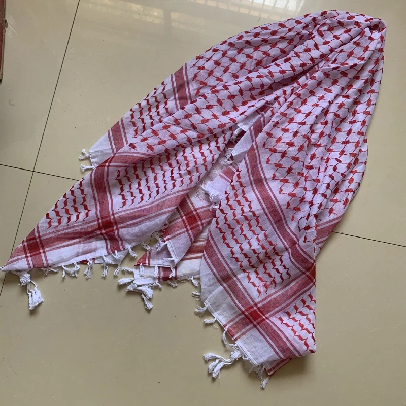 Keffiyeh Scarf Shemagh Desert Keffiyeh Head Neck Scarf Military Shemagh Desert Arab Wrap Arab Turban Muslim Hijab
