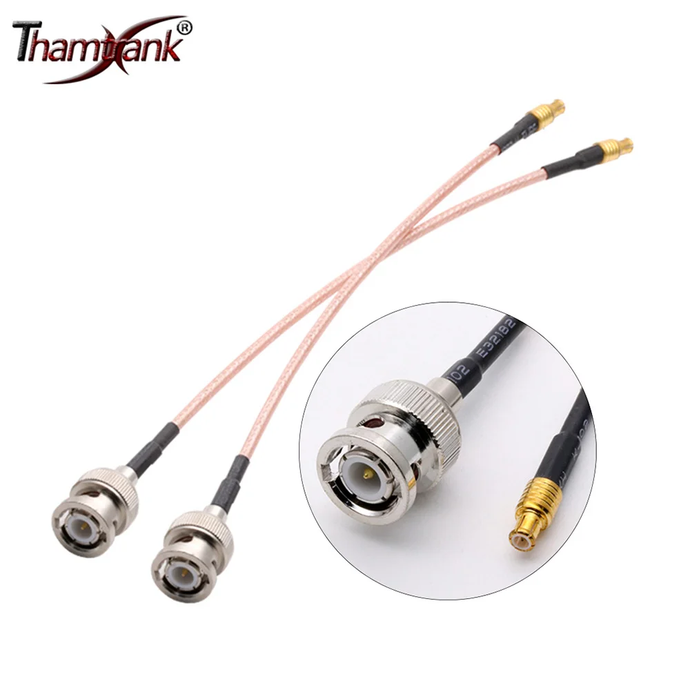 

10pcs RF Coaxial Cable Pigtail Cable BNC Male to MMCX Male Straight Male Plug Connector RG316 for 3G HUAWEI USB Modem 15cm