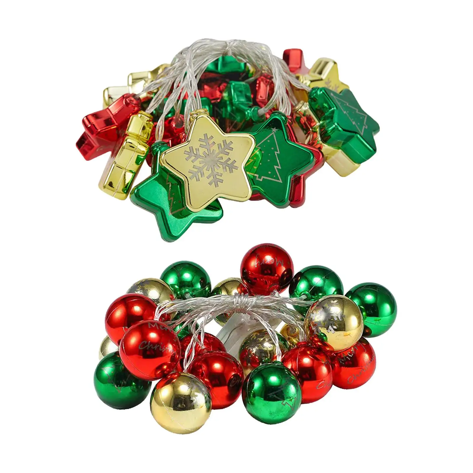 

Рождественская гирлянда светильник 6 м, 40 огней, подвесные Рождественские огни, рождественские украшения для балкона, лестницы, свадьбы, дерева, сада