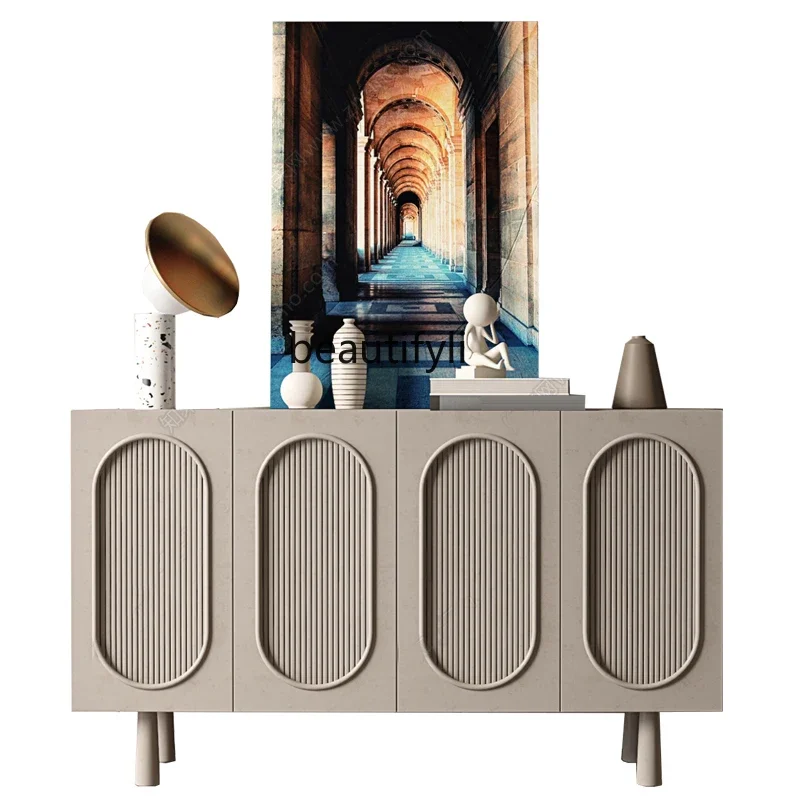 

Customized Original Design Living Room Entrance Hallway Sideboard Piano Paint Shoe Cabinet Modern Minimalist Locker Tea Cabinet