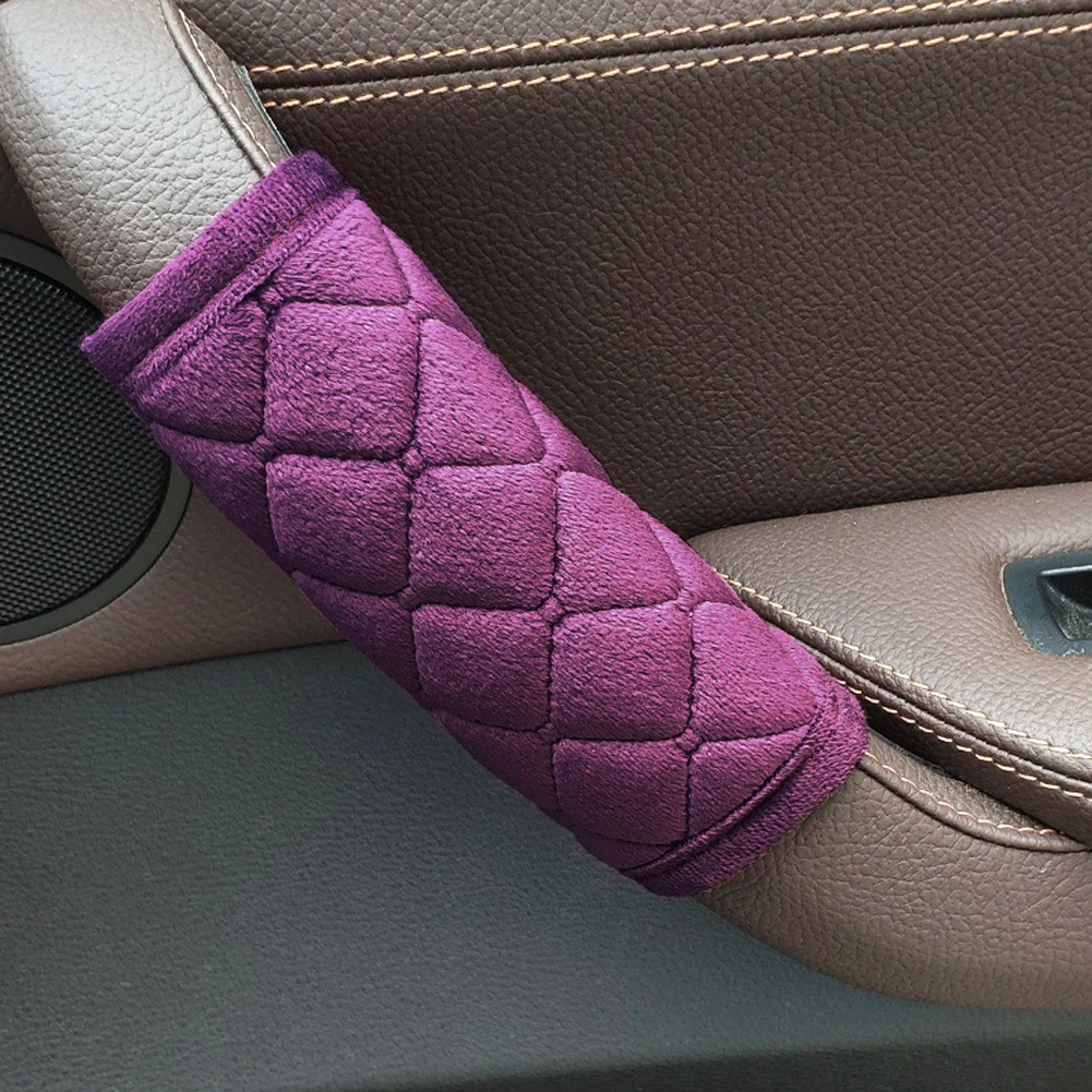 Car Interior Door Handle Cover Soft Plush Armrest Handle Protector