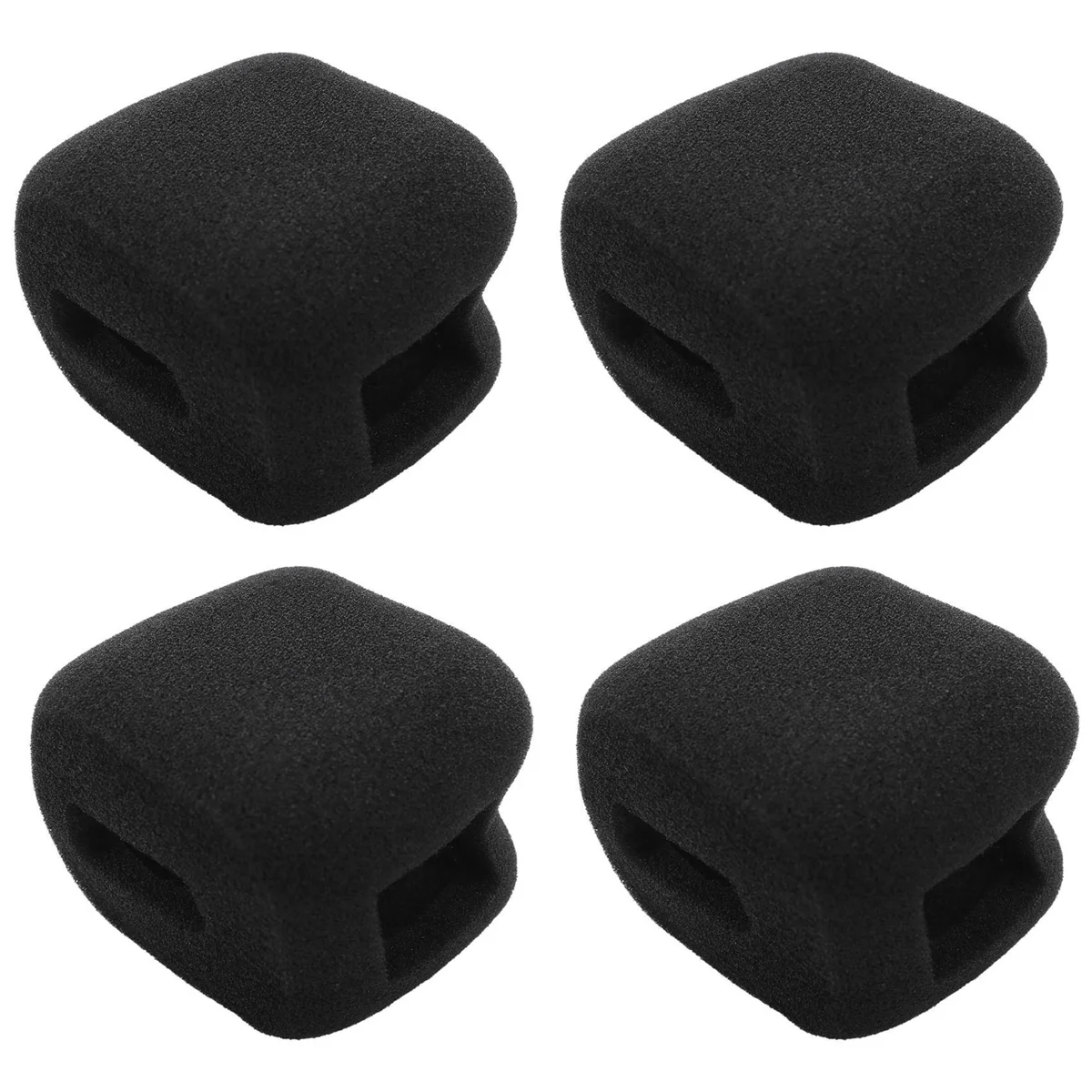 4X Wind Noise Reduction Copertura In Schiuma Di Spugna Antivento Per Gopro Hero 5 4 Session Cam