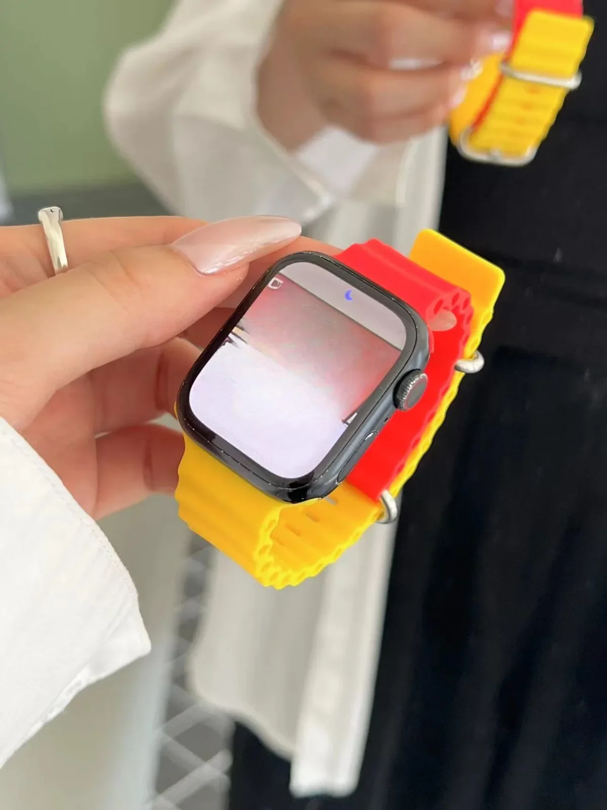 Sportigt klockarmband för smartwatch modernt utbyte_voghion.com