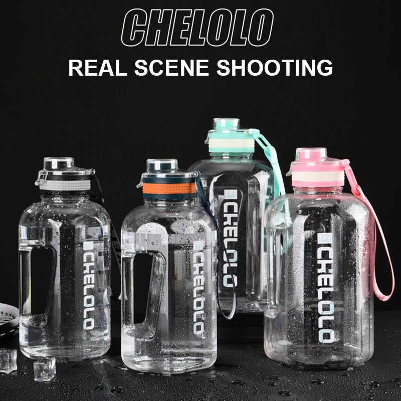 1600ml Tritan Sport Bottle Kettle Large GYM Bottle BPA FREE 1 Gallon Water Drink Waterbottle Water Bottl Cup 1.5 2 Liter water bottle sports water bottle sports bottle shaker bottle
