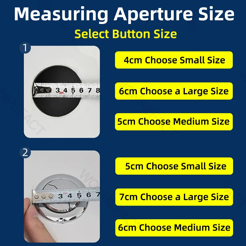 Bathroom Toilet Tank Push Tank Round Button Two-button Pushbutton Side Buttons Square Button Toilet Flush Lever