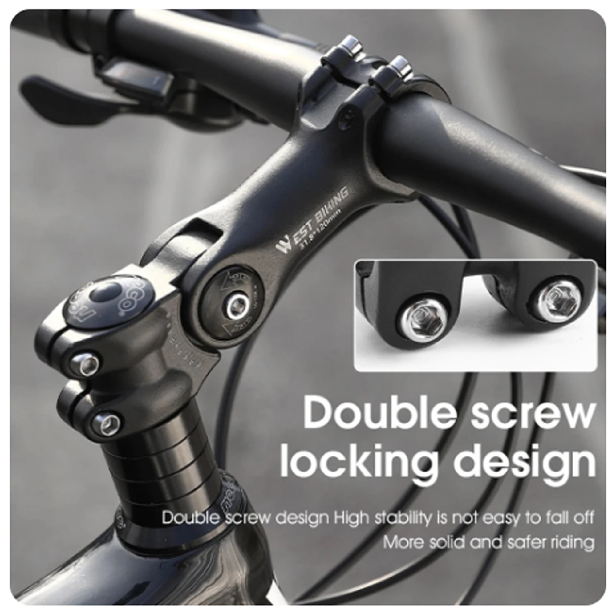 Bicycle Stem Adjustable Variable 60 Degree Angle Aluminum Alloy Bike Handlebar Riser Road Bike Front Fork Stem Adapter