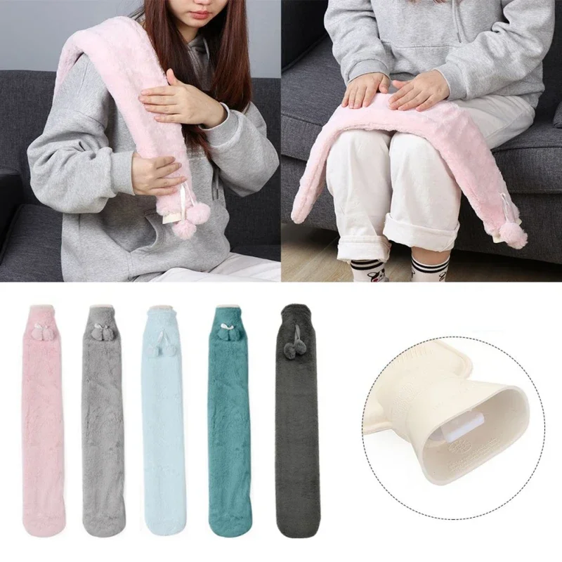 Bed Warm Waist Warm Back Hot Water Bottle With Soft Gradient Color - View #7