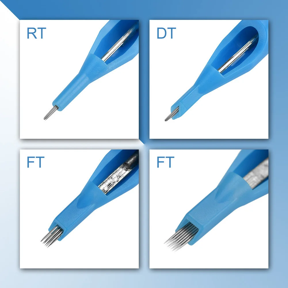 0.35MM Newest Tattoo Cartridge Needles Profession RL RM RS M1 Disposable Sterilized Permanent Makeup Tattoo Supplies Tools