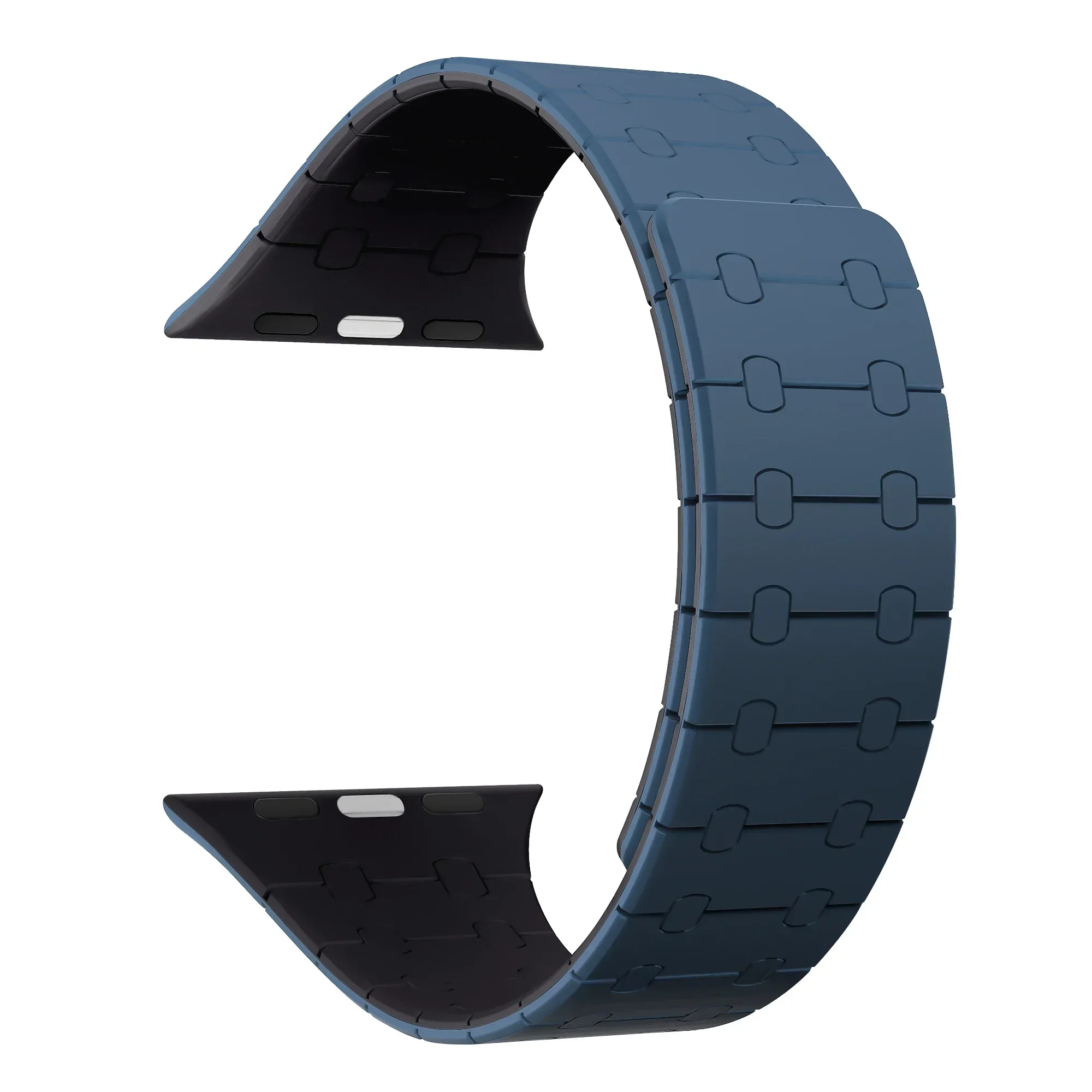 ตัวเลือกสินค้า สายซิลิโคนแม่เหล็ก Apple Watch รัดข้อมือ 42-49 มม. สีสดใส