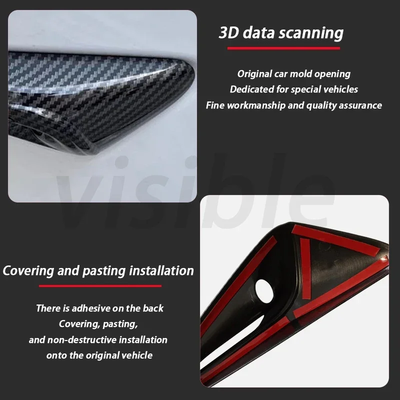 Coque De Protection Caméra Avant Pour Tesla Model Y, S, 3, Cybertruck | En Polycarbonate, Remplacement Facile