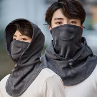 Hot Sale Filter Screen Head Cap Windproof Mask Cap Pullover Cap Unisex Autumn Winter Warm Head Cover 1