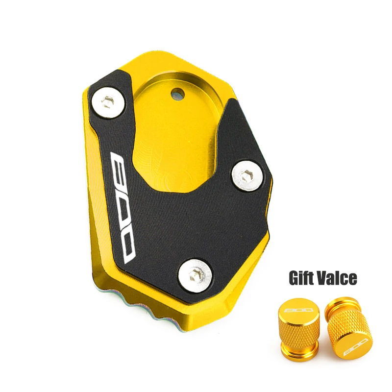 CNC Motorcycle Kickstand Extension Pad - Durable Foot Side Stand Enhancer