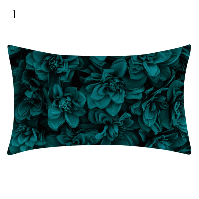 30x50cm Tropical Leaf Monstera Cushion Cover Polyester Throw Pillows Case Sofa Home Decorative Green Plants Print Pillowcase 