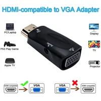 HDMI-compatible to VGA Cable Converter Male To Famale Converter Adapter 3.5 mm Jack Audio HD 1080P For PC Laptop Tablet - Image 3