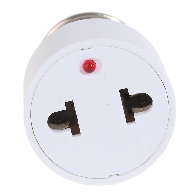 Conversion Plug Plug Conversion Socket Universal Socket Adapter Power Socket Adapter Power Plug Adapter Lamp Socket Socket Holder 1pc Outlet 220V E27 ABS White Connector Accessories US/EU Plug Screw Bulb Base Adapter E27 To Socket Lamp Holder Converter