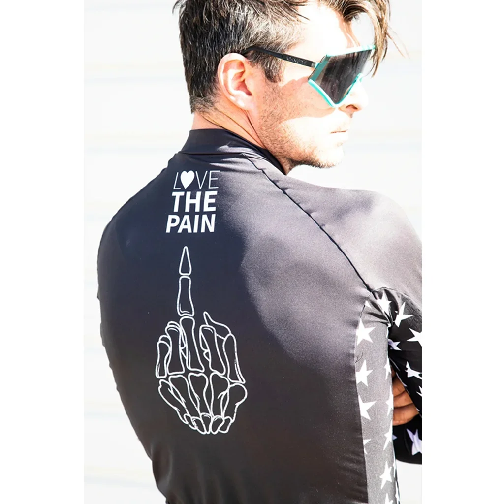 Maglia A Maniche Lunghe Per La Resistenza Del Ciclismo Primaverile Ama Il Dolore Aero Race Bike Abbigliamento Pro Bicycle Team Sportswear Mountain Bik