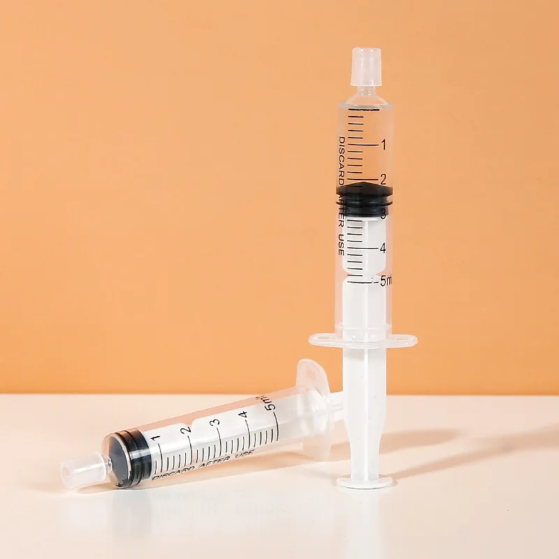 10pcs Disposable Plastic Injector Syringe No Needle for Lab Nutrient Measuring Small Pet Food Feeder syringe dispenser,nutrient syringe