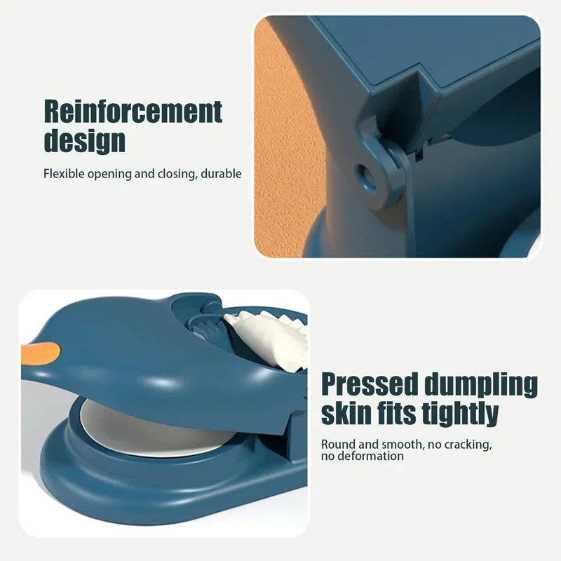2 In1 Kitchen Dumpling Mold Rolling Dough Dumpling Machine Pressing Skin Tool Home Manual Baking Pastry Machine Dumpling Maker Tool