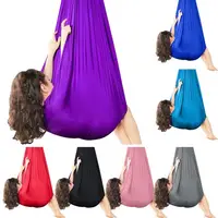Kids Hammock Swing Portable Swing Hammock Chair Elastic Sensory Camping Yoga Hammock Swing For Kids Adults Indoor Outdoor Toys 1
