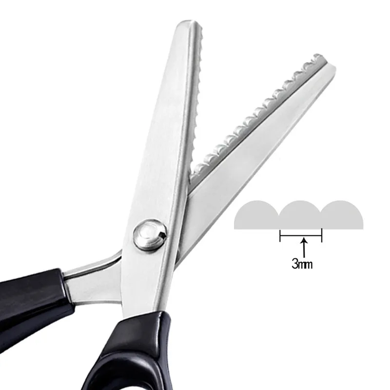 Stainless Steel Pinking Shears Comfort Grip Handled Professional Crafts Dressmaking Zig Zag Cut Scissors Sewing Scissors Fabric sewing scissors craft scissors tailor scissors