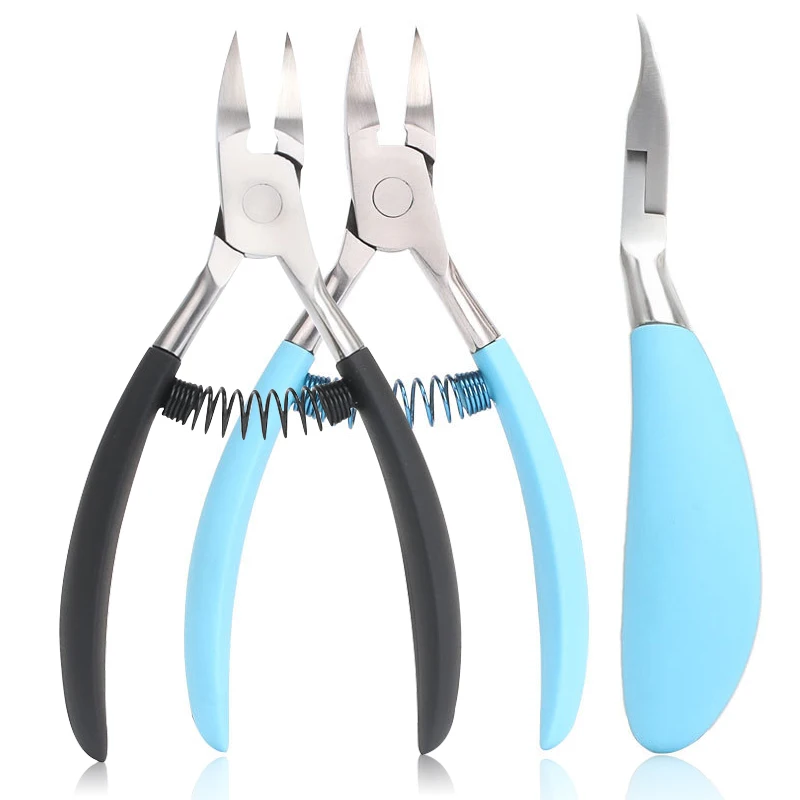 

1Pcs Feet Care Ingrown Toe Nail Clippers Foot Cuticle Scissors Pliers Manicure Remover Tool Trimmer Cutters Paronychia Nippers