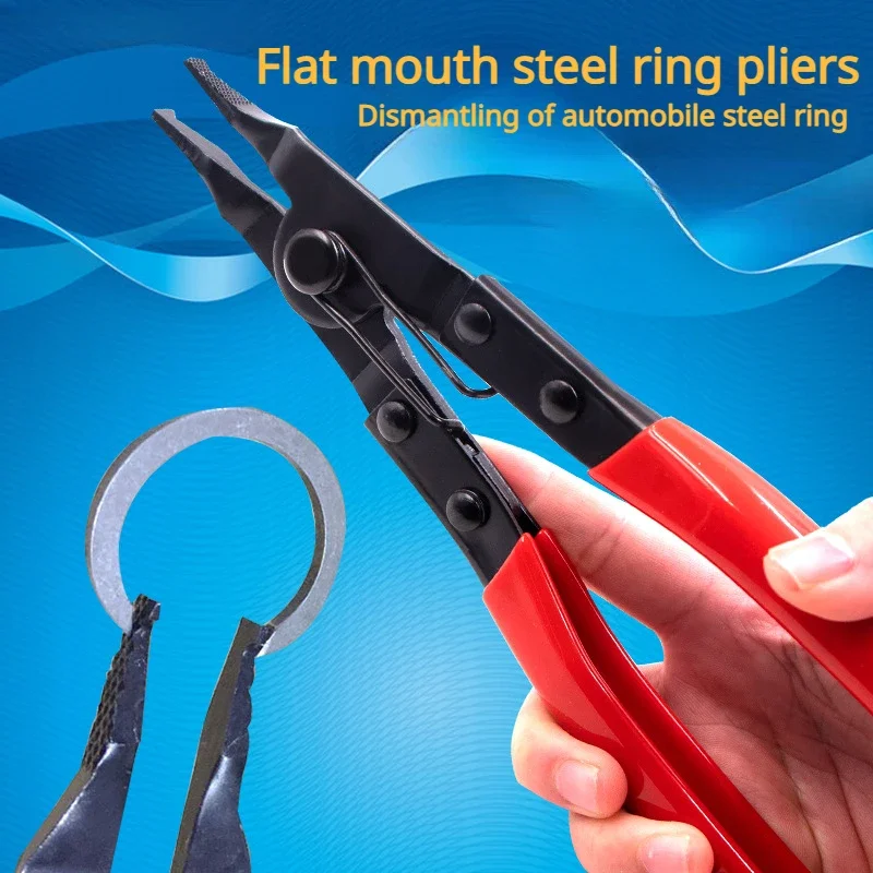 

Auto Automatic Transmission Repair Flat Rim Pliers Circlip Pliers Flat Jaw Pliers Flat Head Retaining Ring Pliers Tool
