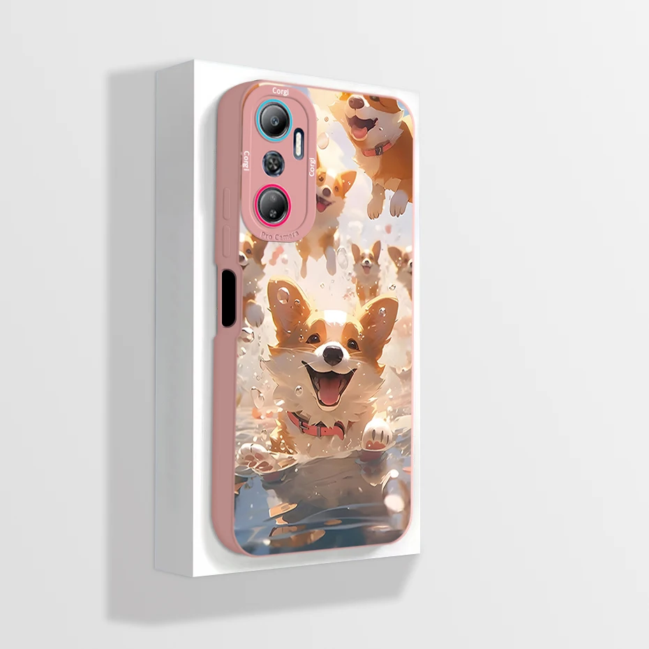 Artistic Liquid Silicone Bumper Phone Case Cover