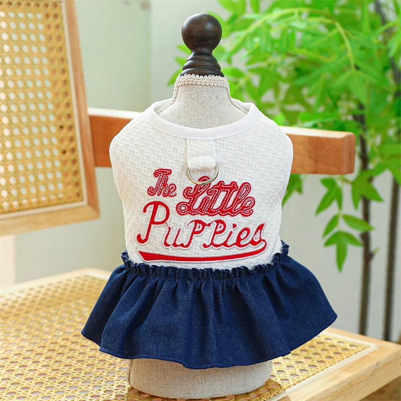 

Cat Puppy Dog Clothes Small Dog Dress Pet Harness Skirt Poodle Yorkshire Pomeranian Shih Tzu Bichon Maltese Dog Clothing Apparel