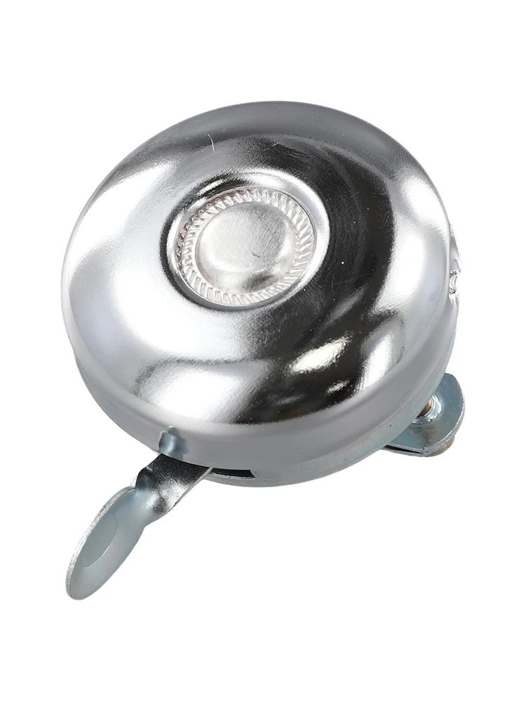

Brand New Durable Bike Chrome Bell Silver/Black Universal Practical 5.2cm Dia Classic Dinger Folding Bicycles Parts