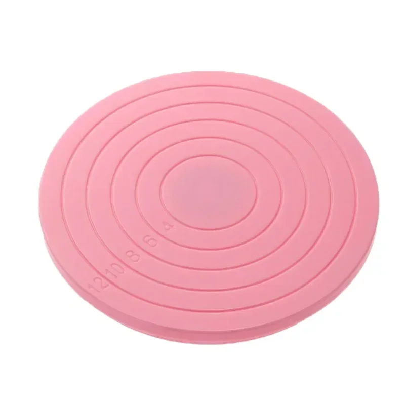 Practical Diy Clay Sculpture Turntable Rotation Plate Rotary Tools Pottery Decorating Rotating Accessaries Diameter 14Cm Plastic ceramic tools spinning turntable