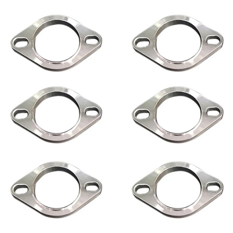 범용 스테인레스 스틸 배기 머플러 플랜지 배기관 연결, 51mm, 64mm, 76mm 조인트, 액세서리
