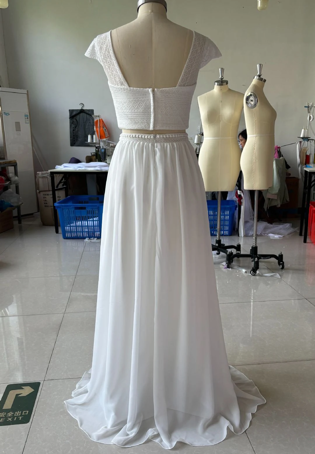 New Princess A-Line Wedding Dress Chiffon O-Neck Floor-Length Sexy Long  Lace Wedding Gown customized - AliExpress 320