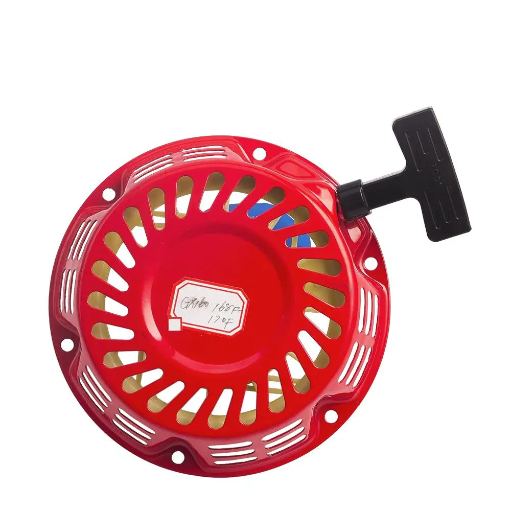 High Quality GX160 168F 170F Pull Recoil Starter Gasoline Generator Starter Recoil Spare Parts Petrol Engine Pull Pate 5.5hp