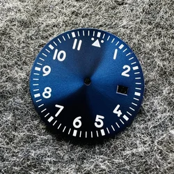 Large Green Luminous Watch Dial with Calendar Window (Blue)