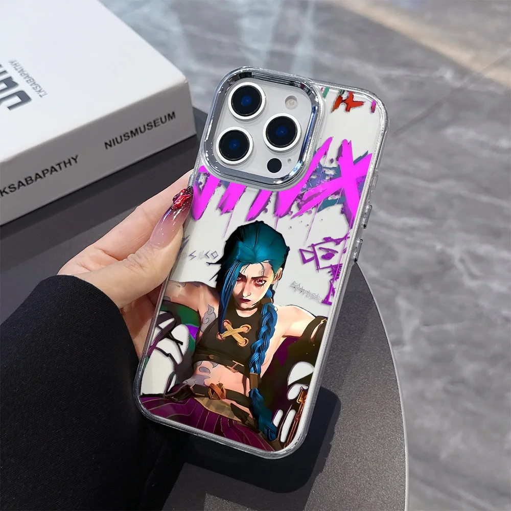 Transparent Soft Silicone TPU Jinx Design Phone Case