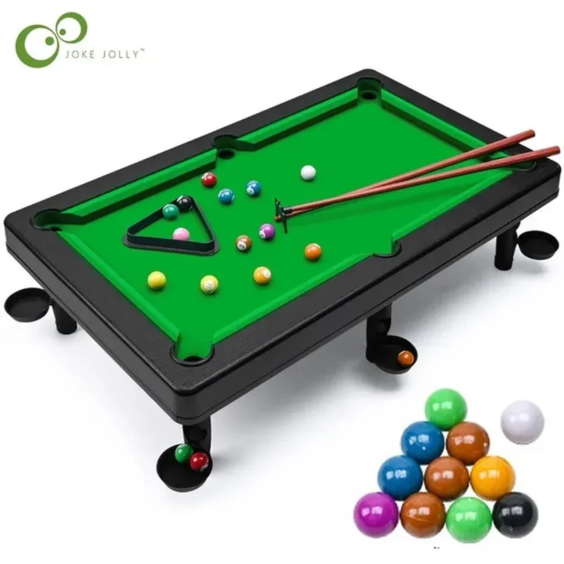 Children Mini Billiard Table Educational Toys Parent Child Interaction Game Indoor Leisure Toys Birthday Gift For Boys billiard accessories pool table playset