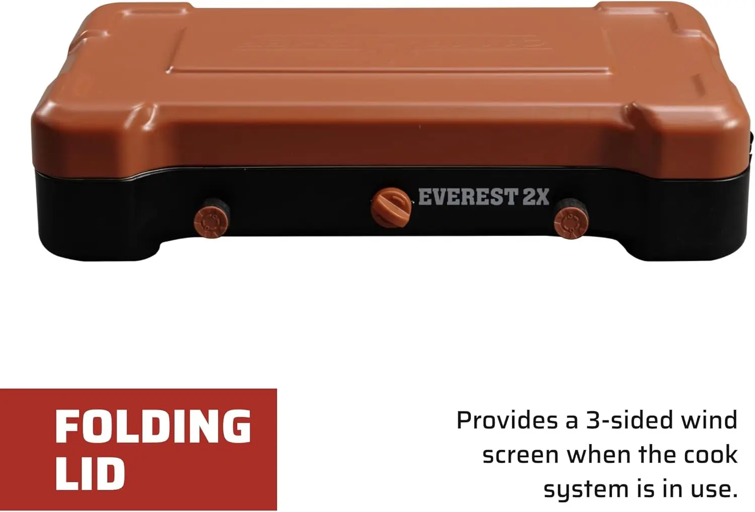 Mountain Series Everest 2X  High Output TwoBurner Camp Stove  Lid Doubles as Windscreen Portable Cooking Stove  For Outdoo 3