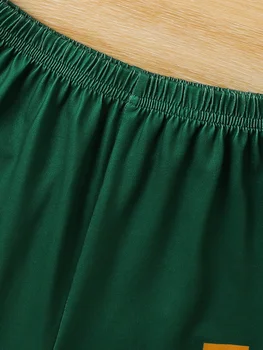 طقم كرة قدم رياضي للأطفال — تجفيف سريع بلونين أحمر وأخضر — صورة 5