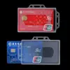 1PC Acrylic Plastic ID Card Case Portable Office School Protector Cover Badge Business Name Card Pouch Sleeve Work Card Holders 3