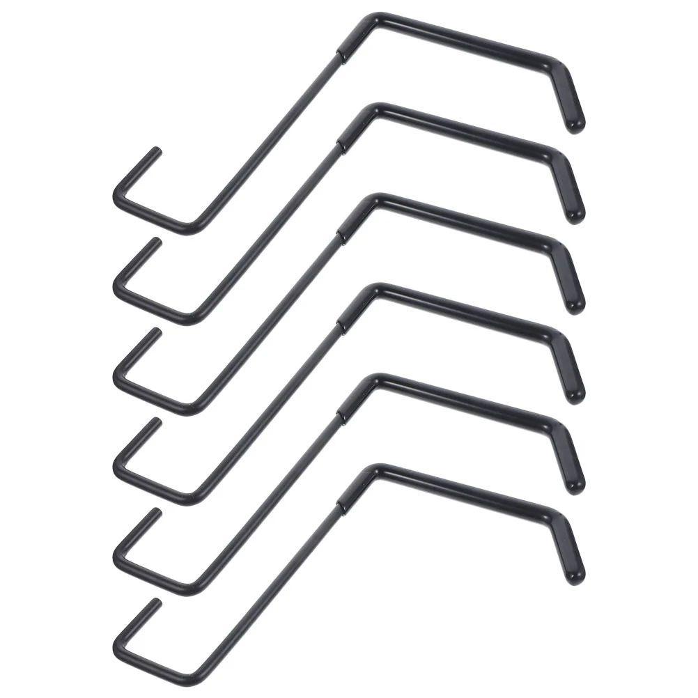 

6pcs S-shaped Large Hooks Garage Bike Hooks Ladder Equipment Wall Hanging Hooks