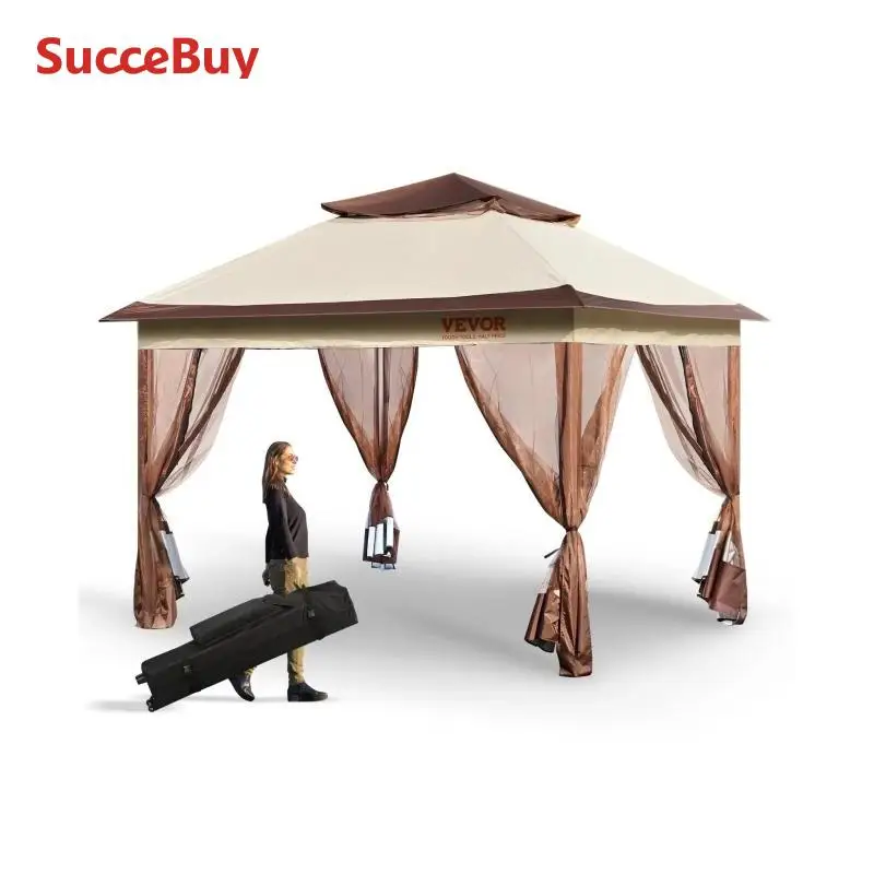VEVOR Portable Waterproof Gazebo with UPF Protection