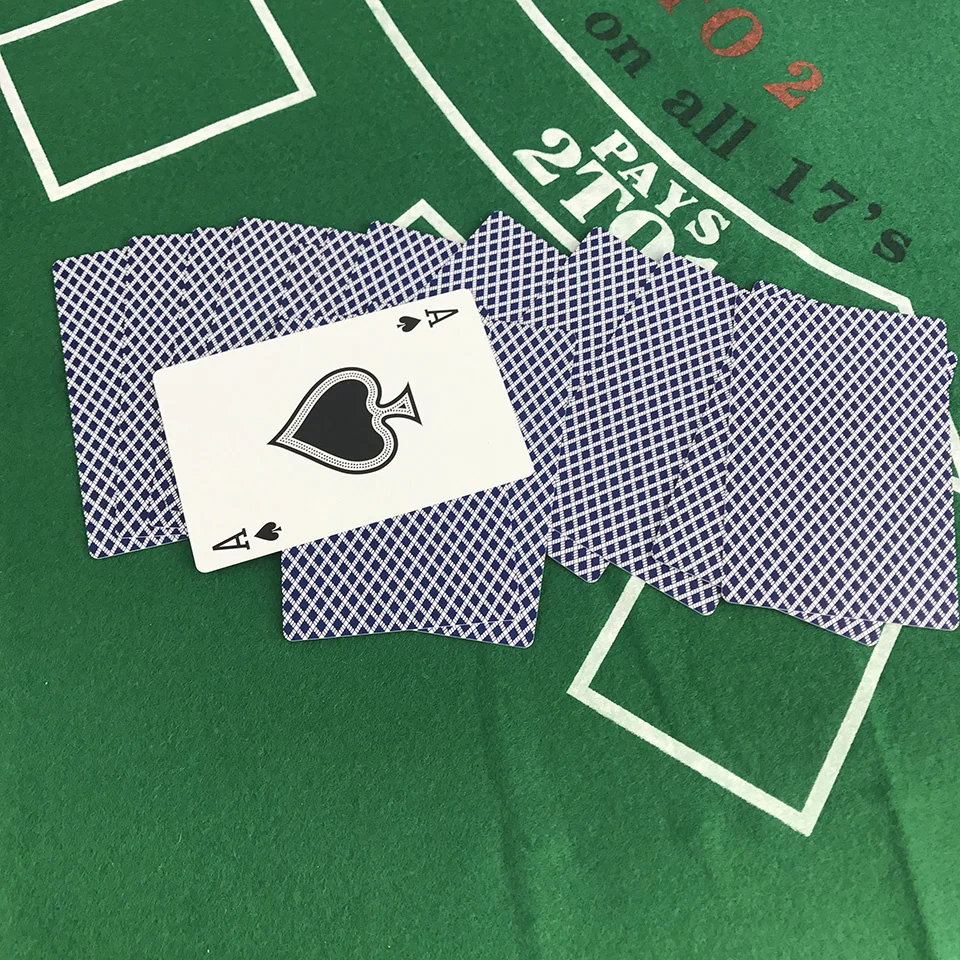 Easytoday 10PcsSet Baccarat Texas Hold`em Plastic Playing Cards Game Set Waterproof Frosting Poker Card Board Bridge Poker Card (6)