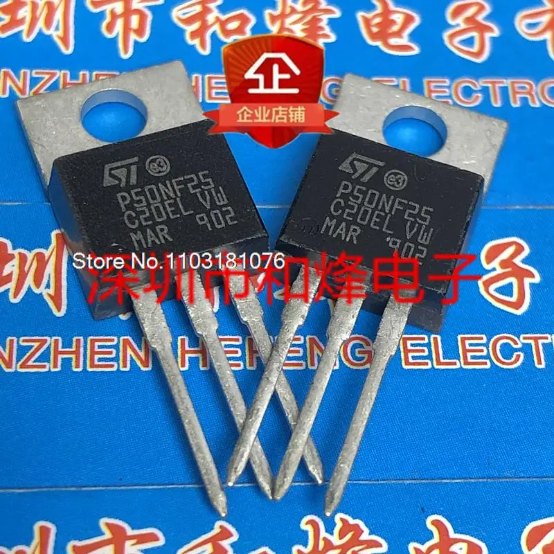 

(10PCS/LOT) P50NF25 STP50NF25 TO-220 250V 45A New Original Stock Power chip