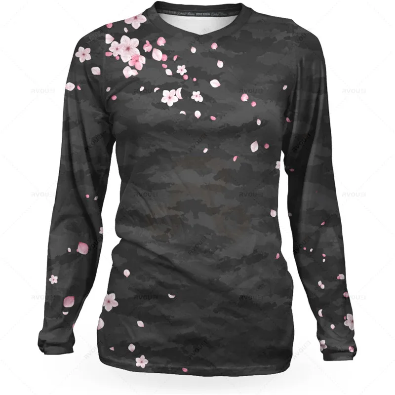 thumbnail image 1 of Traje de descenso de motocross, camisetas transpirables de bicicleta de montaña BMX, maillot de secado rápido, nuevo enduro, 1 of 5