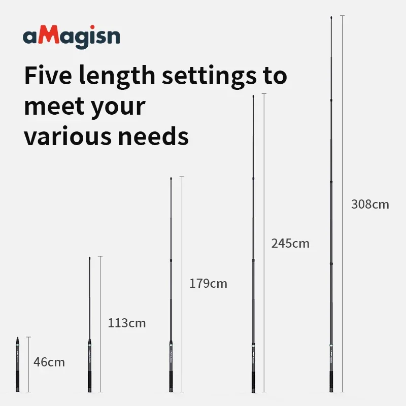 Selfie Stick Tripod Selfie Stick Sports Camera Selfie Stick Cell Phone Selfie Stick Smartphone Selfie Stick Phone Selfie Tripod 3M Carbon Fiber Selfie Stick for Insta360 Aluminum Alloy Selfie Stick for aMagisn GoPro DJI Extension rod accessories
