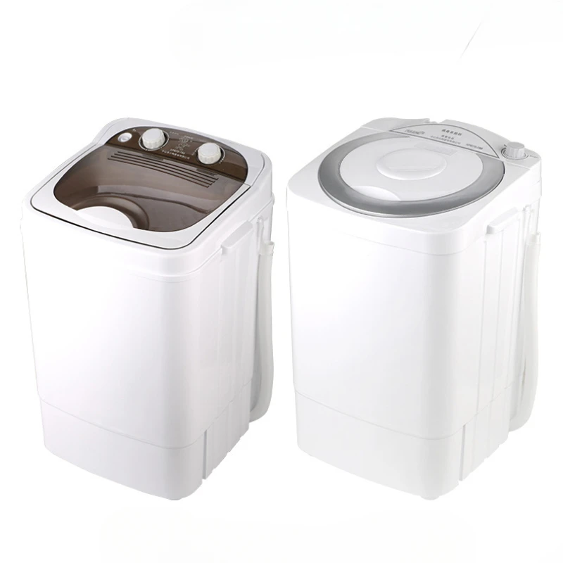 7.0kg Single-cylinder UV Purple Light Mini Clothes Washer with Dehydration Semi-automatic Washing Machine with Drain