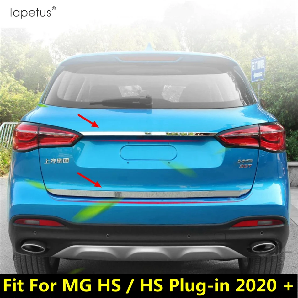 

Rear Tail Tailgate Trunk Door Strip Decoration Cover Trim Stainless Steel Accessories Exterior For MG HS / Plug-in 2020 - 2022