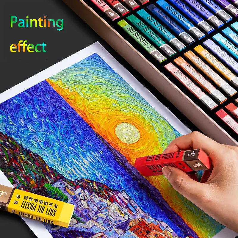 Professional Solid Oil Painting Mini48 Colors Portable Beginner Art Oil Painting Pigment Drawing Graffiti Student Art Supplies