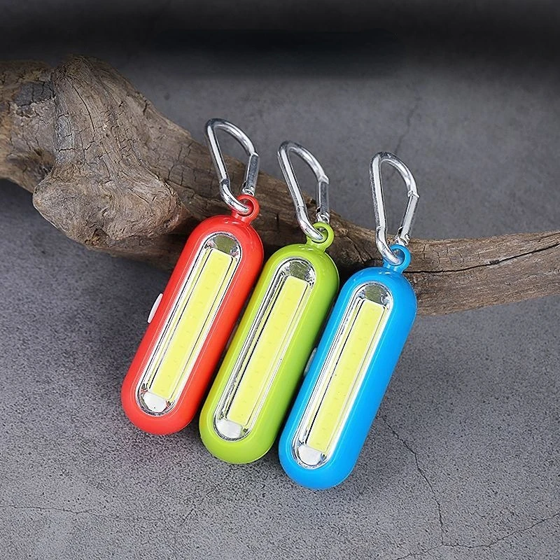 PortableMiniLightKeychainPocketFlashlight3ModesLEDLight